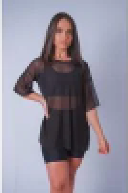 BLUSON TRANSPARENTE C006